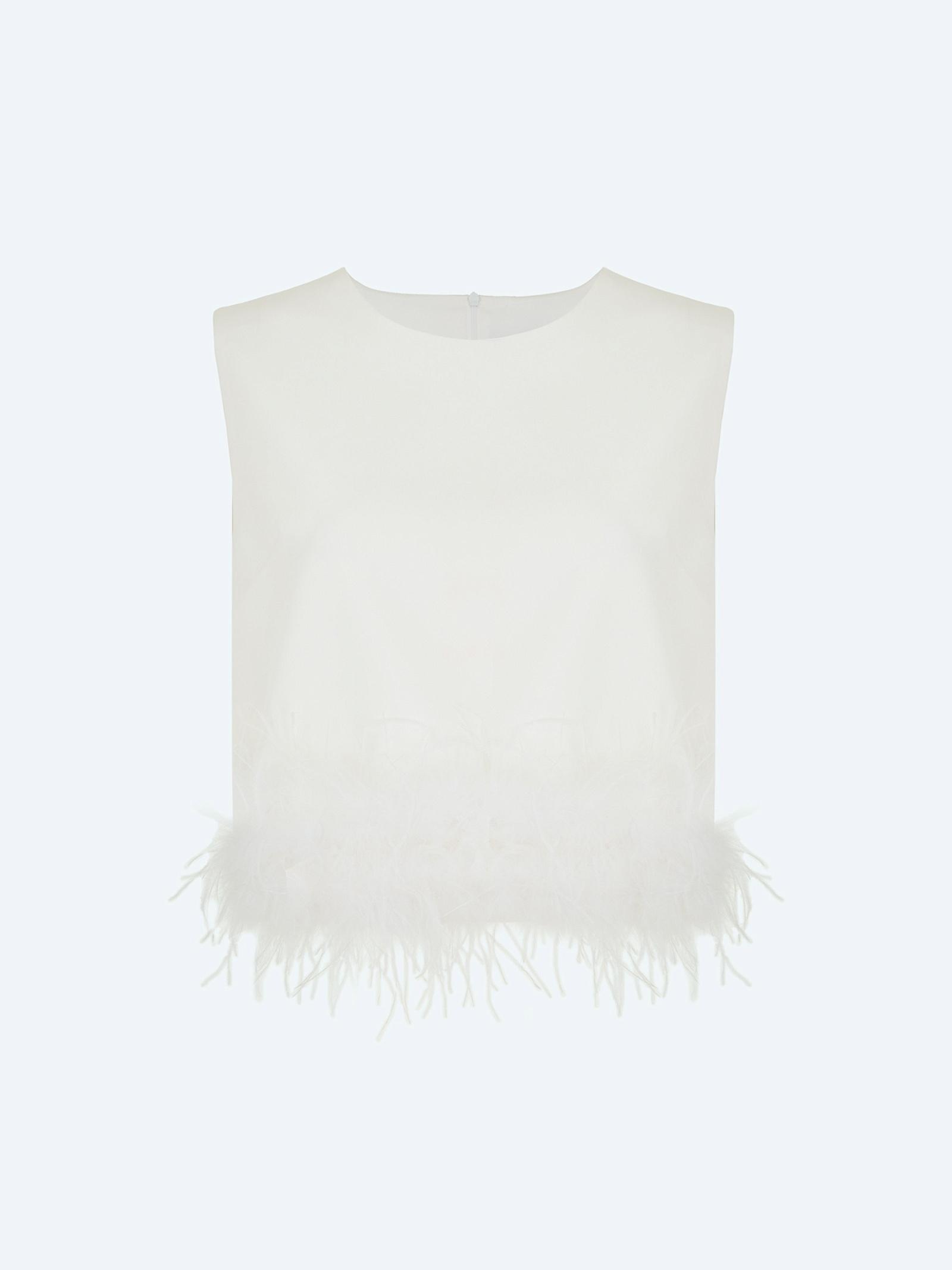 Топ с перьями